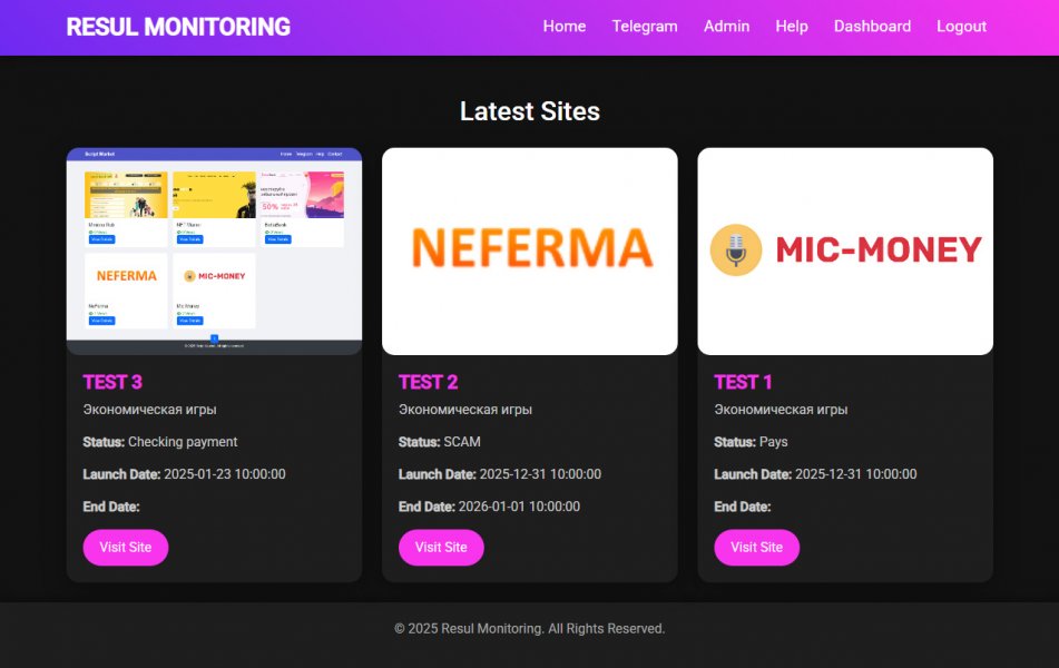 Resul MONITORING