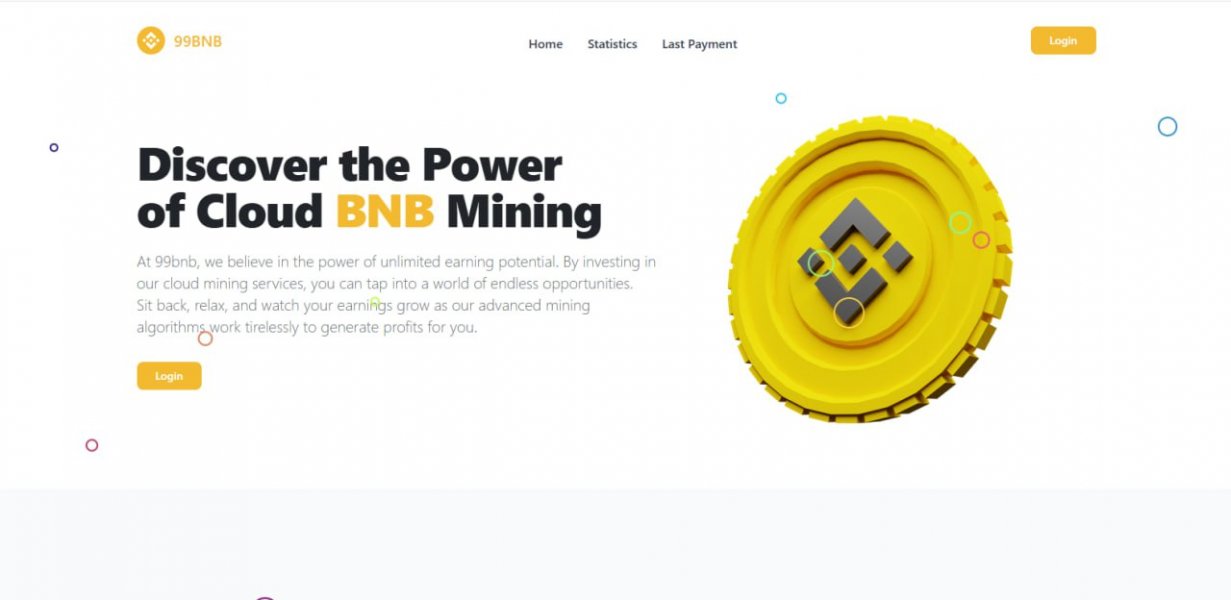 BNB Облачный майнинг Тема