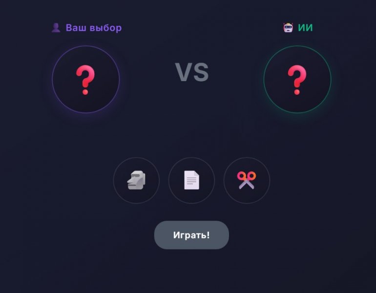 Камень, ножницы, бумага