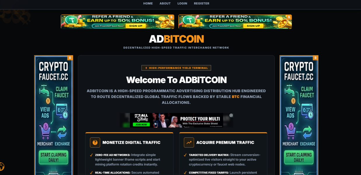 Adbitcoin монетизация